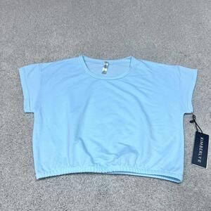 Kimberly C T-Shirt Women’s Blue Short Sleeve Size Large NWT